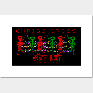 Christmas Cross Get Lit Posters and Art